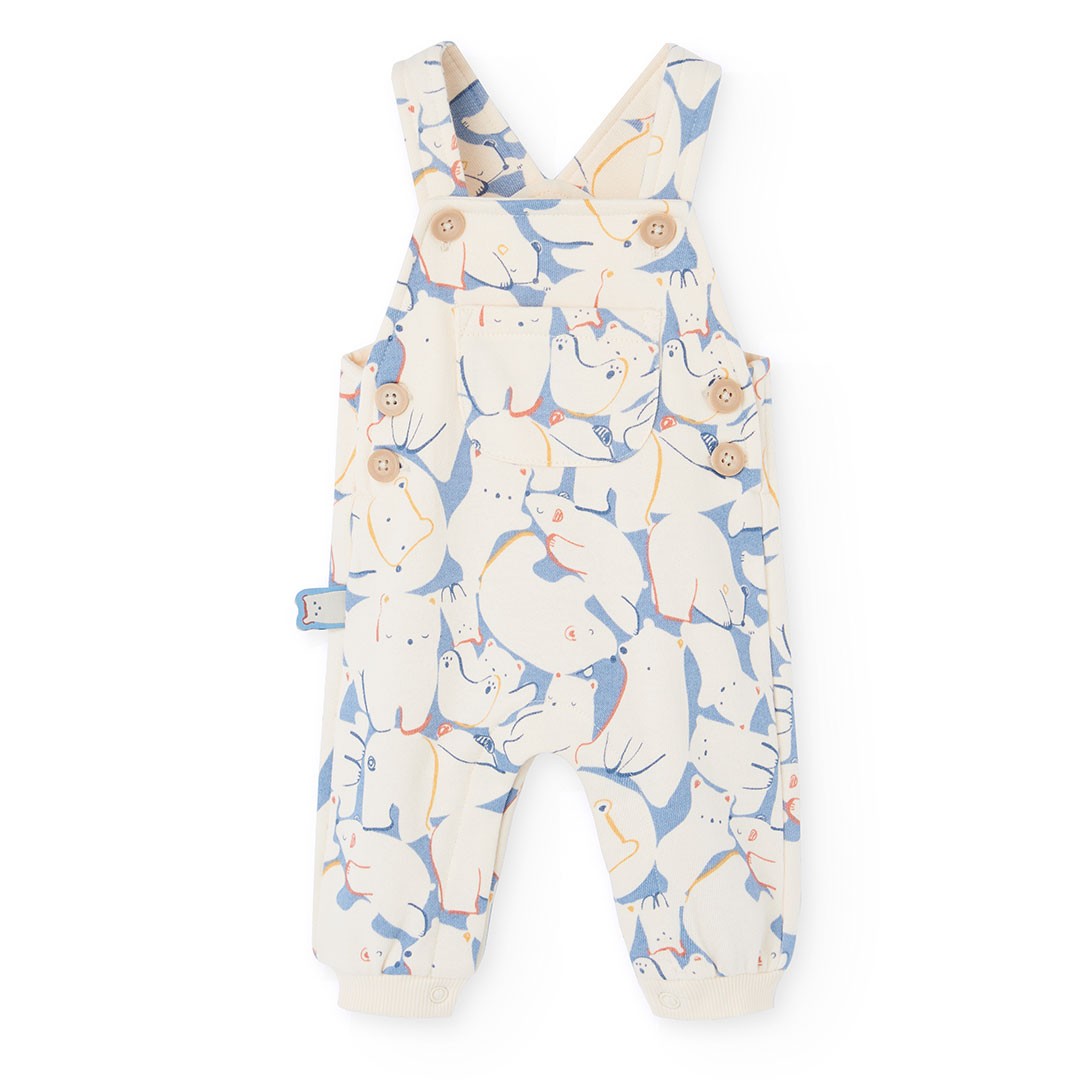 Polar Bear Overalls and Shirt Set 4