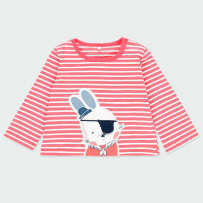 Sailor rabbit striped LS shirt 1