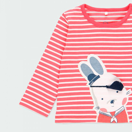 Sailor rabbit striped LS shirt 3