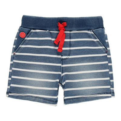 Blue and white stripe shorts 1