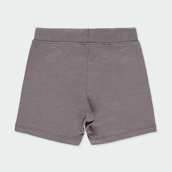 Organic cotton grey shorts 2