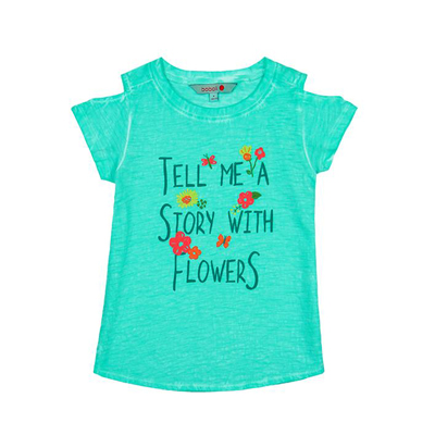 Tell me a story with flowers shirt 1