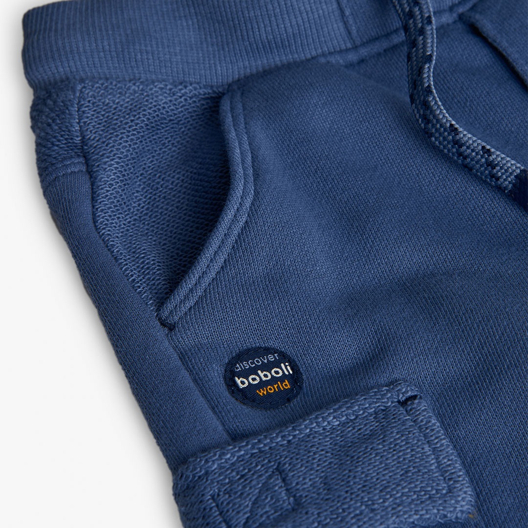 Medium Blue Trousers with Pockets 3