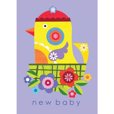 Baby Bird Card  - New Baby 1