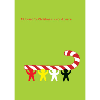 World Peace Holiday card 1