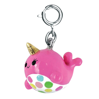 Pink Narwhal Charm 1
