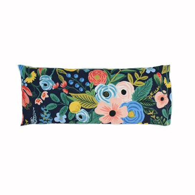 Navy Floral eye pillow - Lavender 1