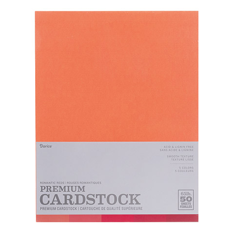 Roman Reds cardstock value pack 8.5 in x 11 in  - 50 sheets 2