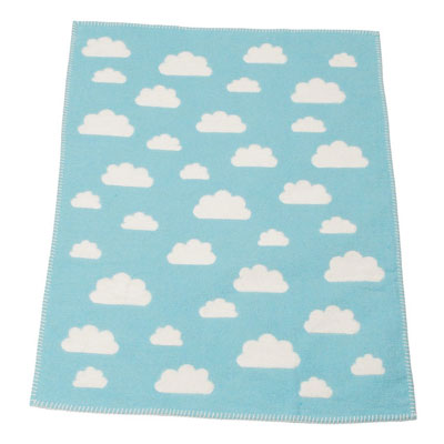 Finn blue clouds blanket 1