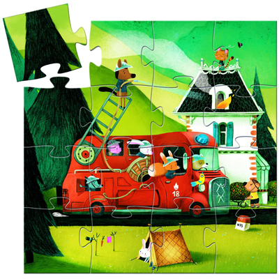 The Fire Truck puzzle (16 pieces) 2