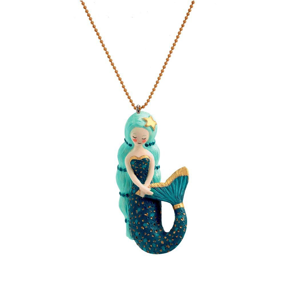Mermaid charm necklace 1