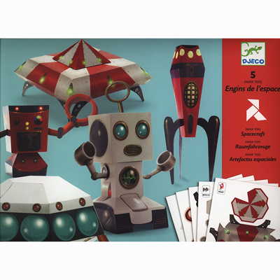 Djeco Paper Toys - Spacecraft 1