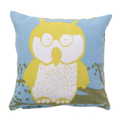 Zaza Owl pillow by Danica Studio