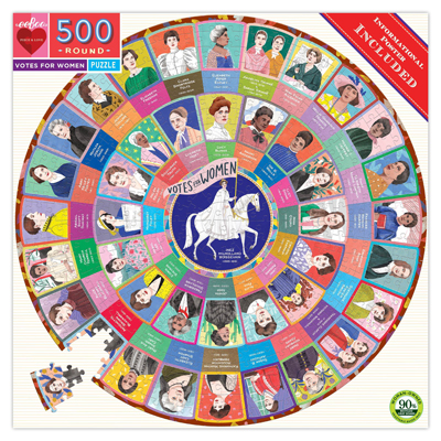 Votes for Women 500 pc Round Puzzle 1