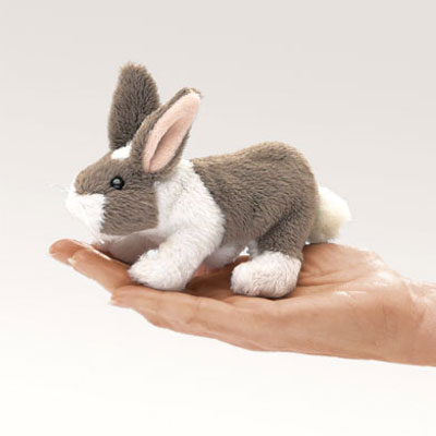 Mini Bunny Rabbit puppet by Folkmanis 1