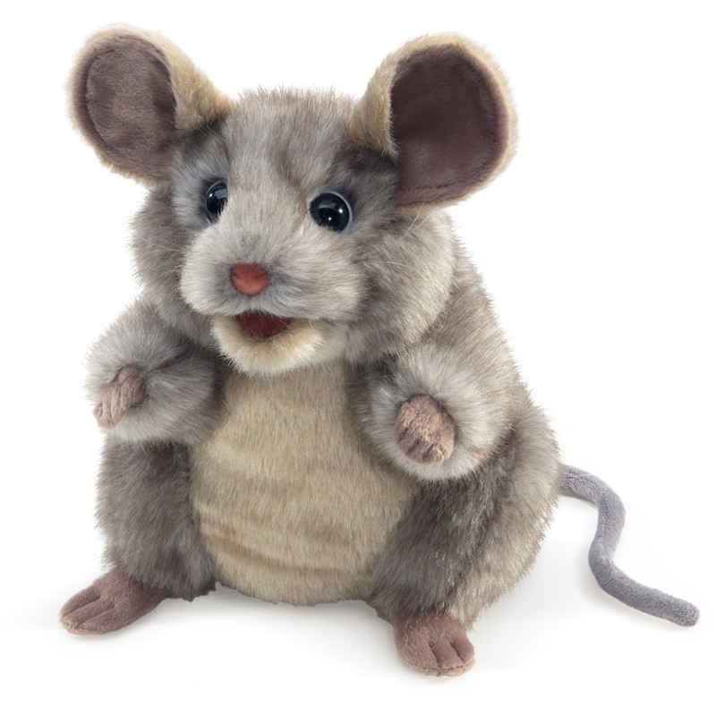 Gray Mouse Puppet 1
