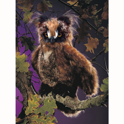 Great Horned Owl puppet 1