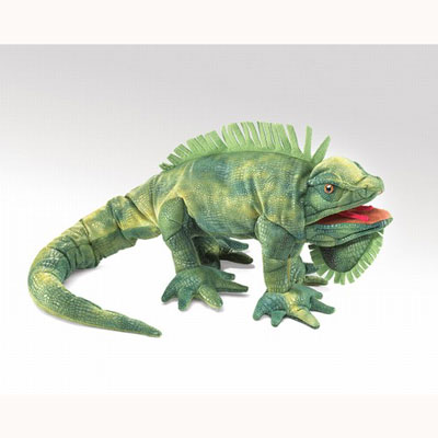 Iguana Puppet by Folkmanis 1