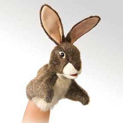 Little hare puppet by Folkmanis 1