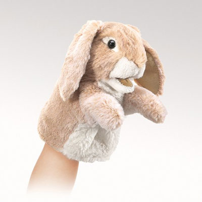 Little Lop Rabbit puppet by Folkmanis 1