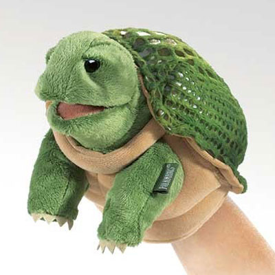 Little Turtle puppet by Folkmanis 1