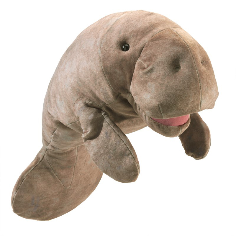 Manatee puppet by Folkmanis 2