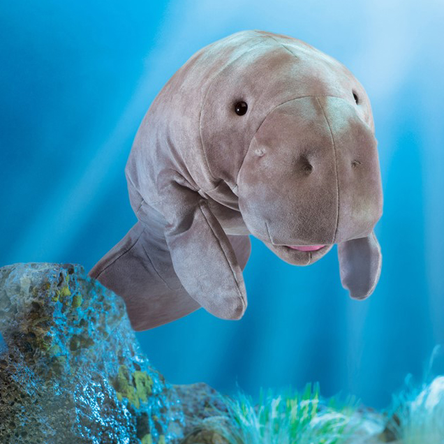 Manatee puppet by Folkmanis 1