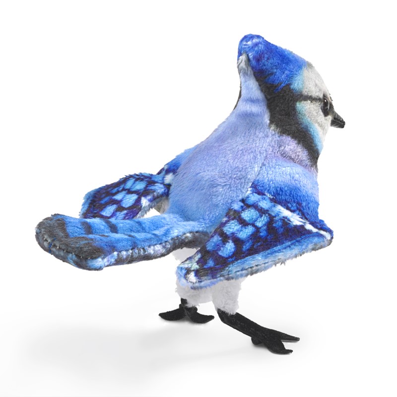 Mini Blue Jay puppet 3
