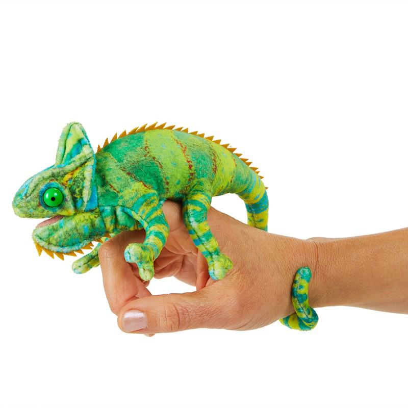 Mini Chameleon puppet 1