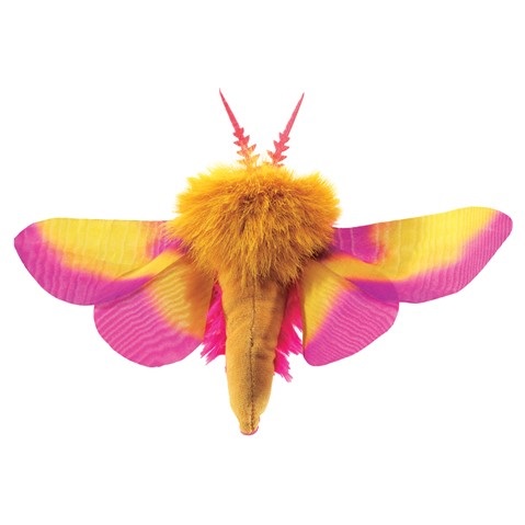 Mini Rosy Maple Moth Puppet 2