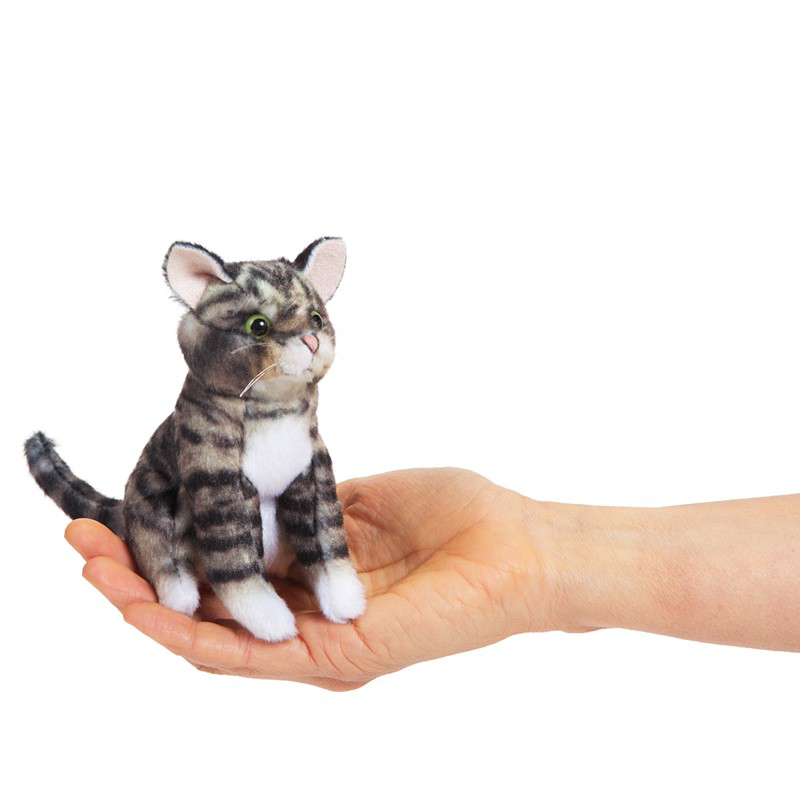 Mini Tabby Cat puppet 1