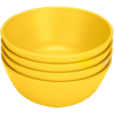 Green Eats Snack Bowl (4 Pack) Yellow 1