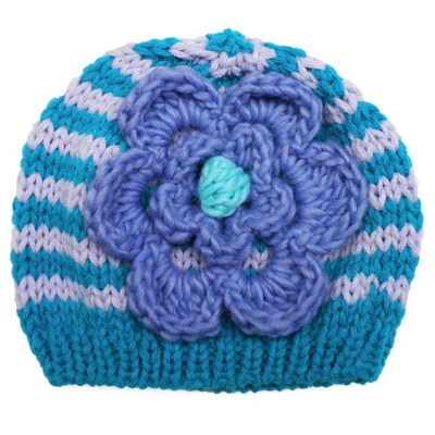 Capri Ziggy Flower beanie (2-6 years) 1