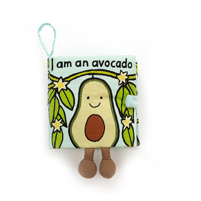 I am an Avocado fabric activity book 1