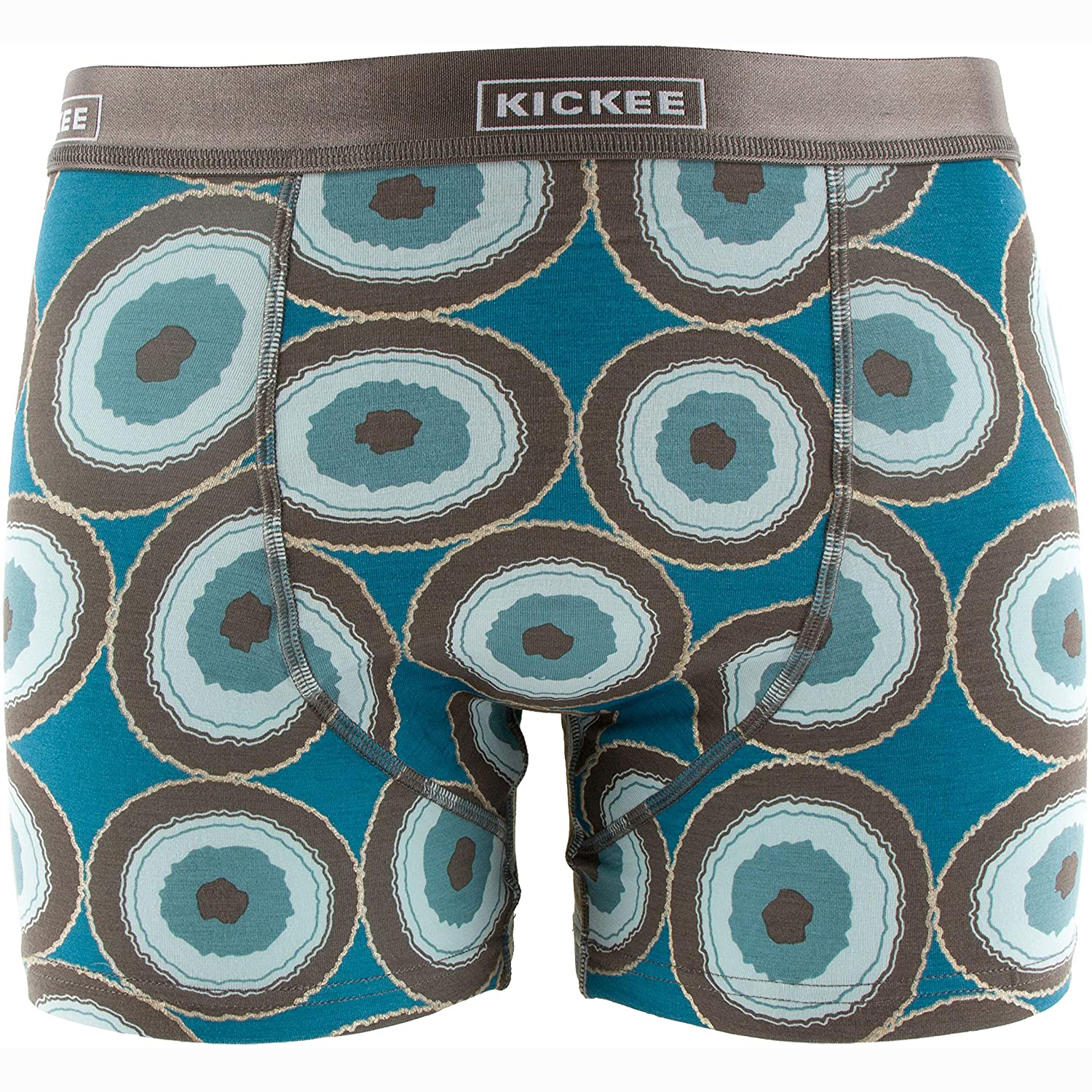 Heritage Blue agate slices bamboo boxer brief - Small 1