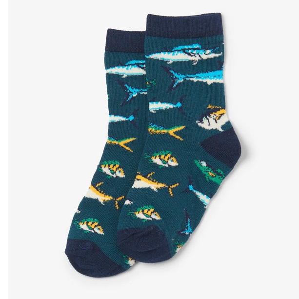 Pantufa Infantil Hatley - Cano Alto Com Estampa De Animais, Confortável Para Frio