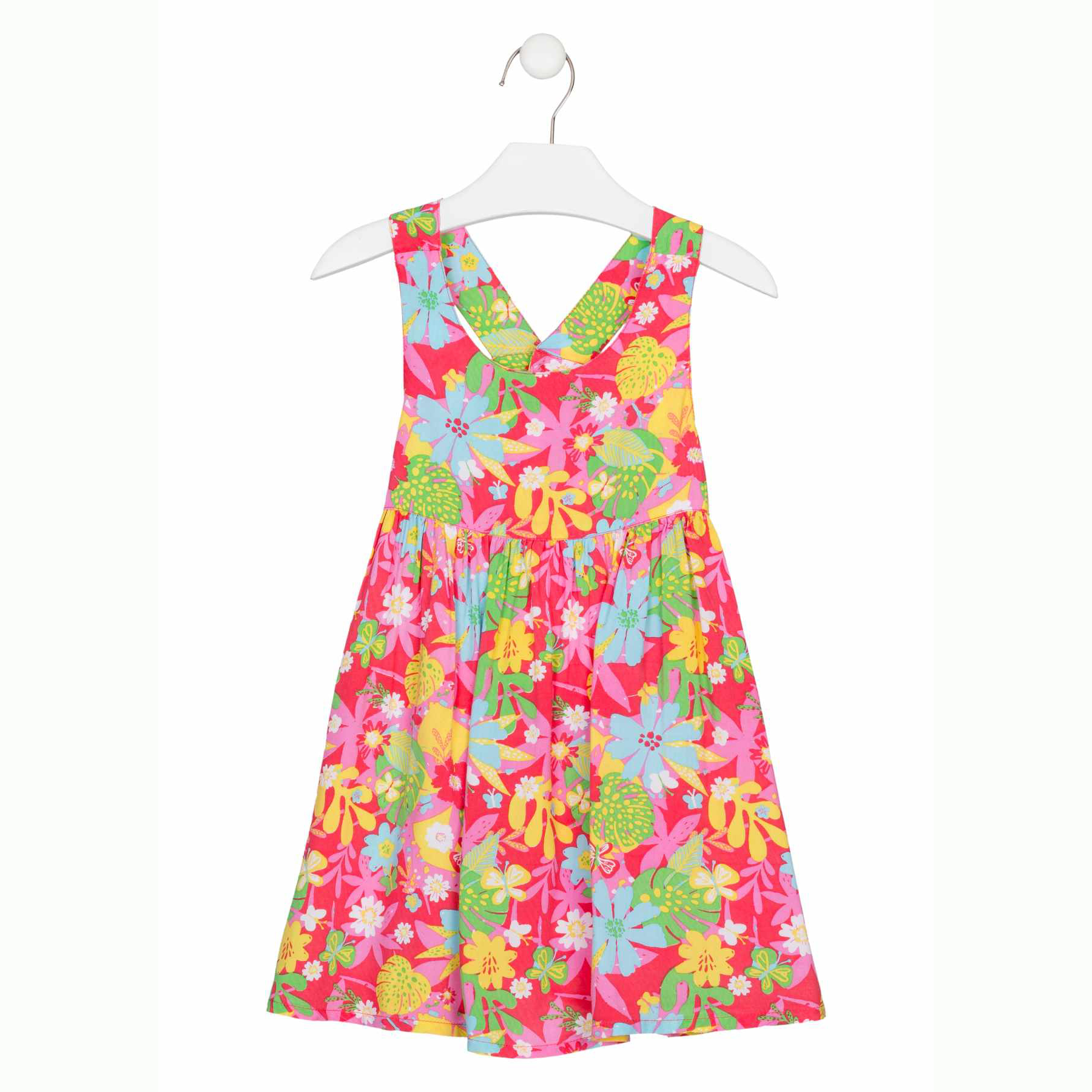 Bright floral dress 1