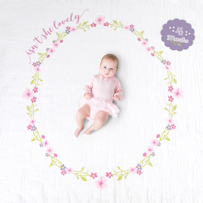 Baby's First Year Blanket & Cards Set - Isn't she Lovely 1