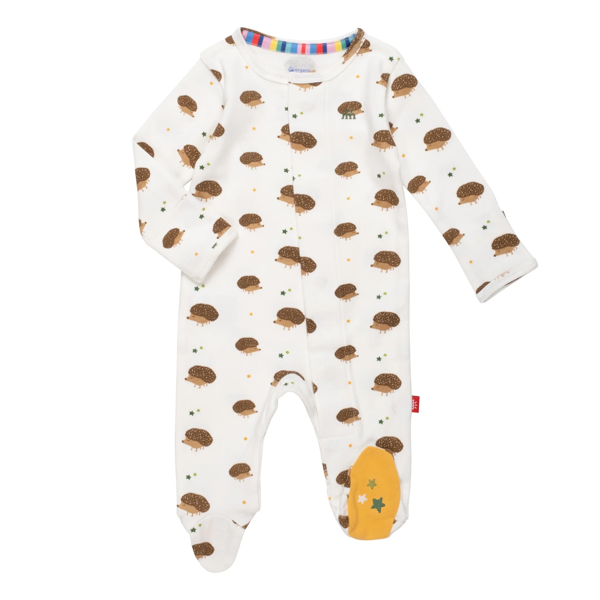 Gus Organic Cotton Magnetic Footie 1