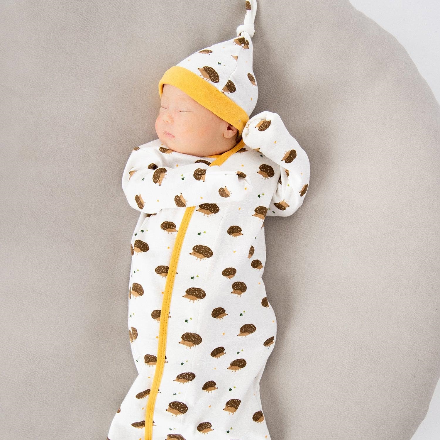 Gus Organic Cotton Magnetic Gown and Hat 0-3 months