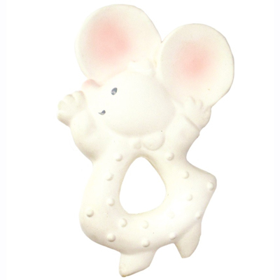 Meiya the Mouse natural rubber teether 1