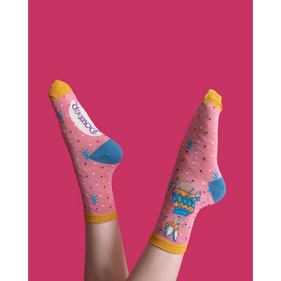 Jumper Hare bamboo socks in candy (women's) 2