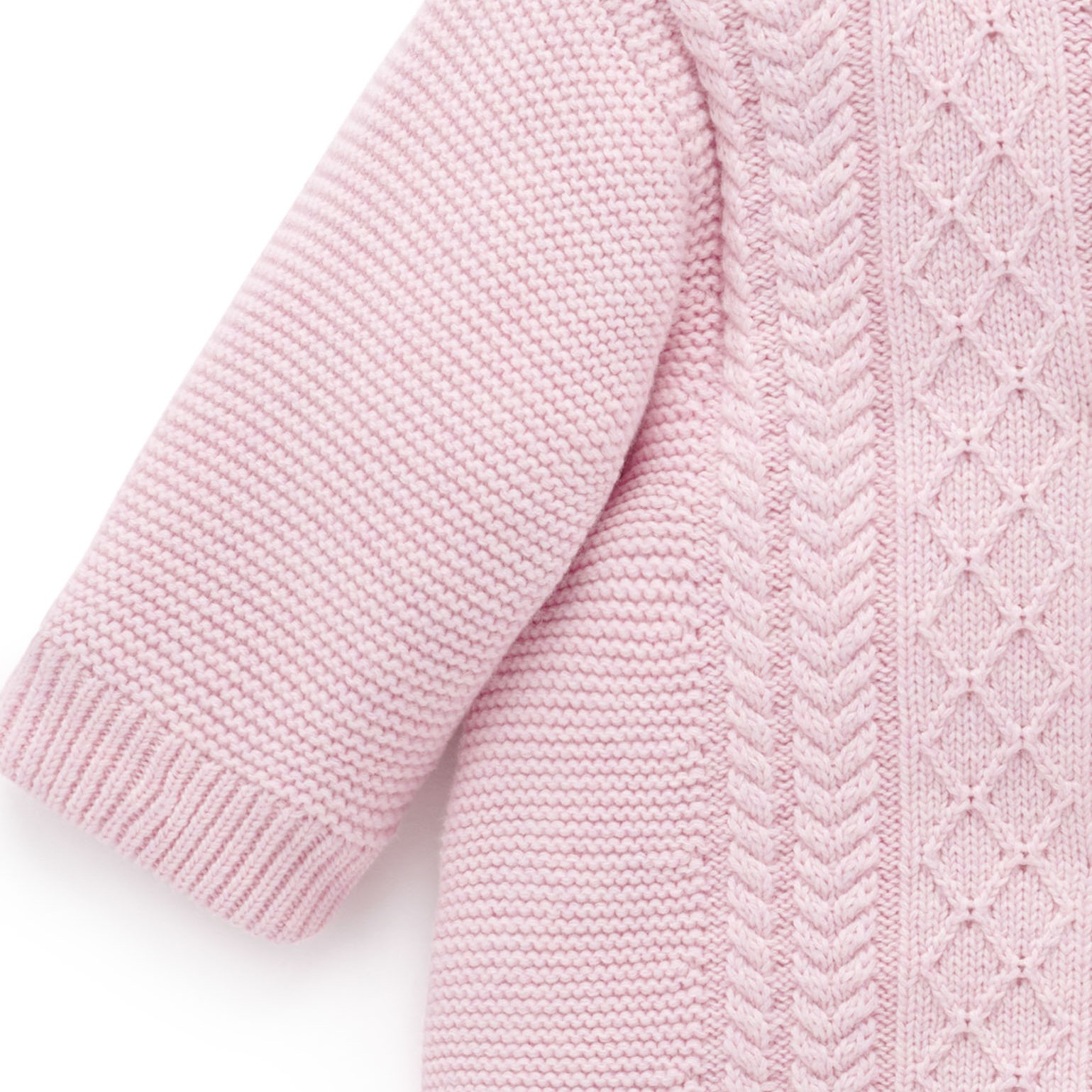 Cable Padded Jacket in Primrose 3