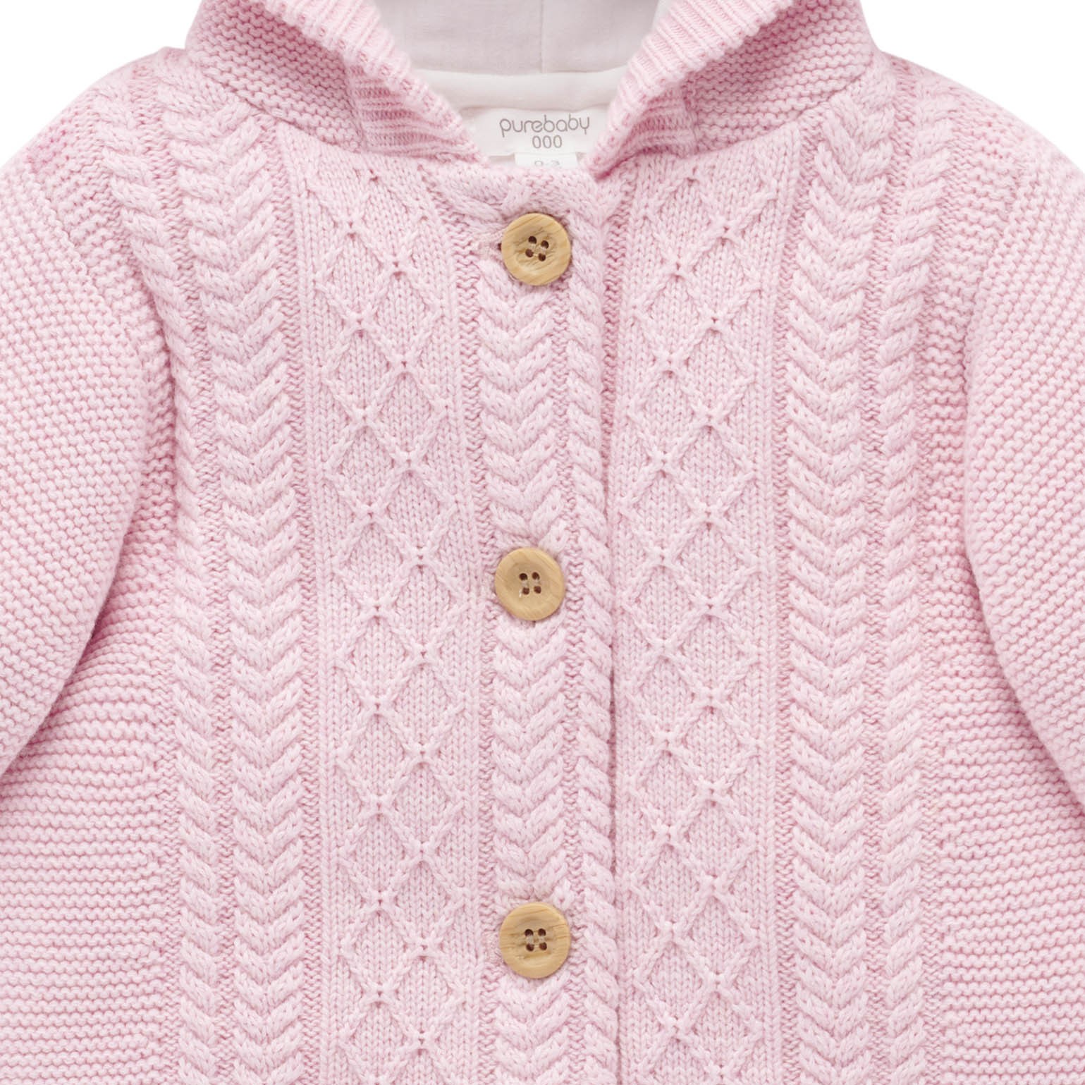 Cable Padded Jacket in Primrose 4