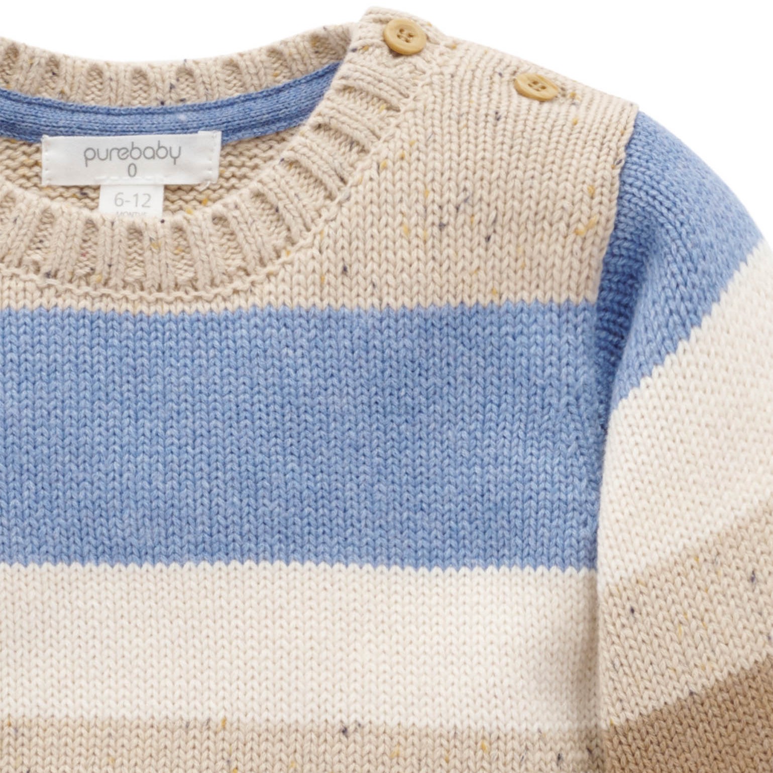 Storm Striped Sweater by Pure Baby 3