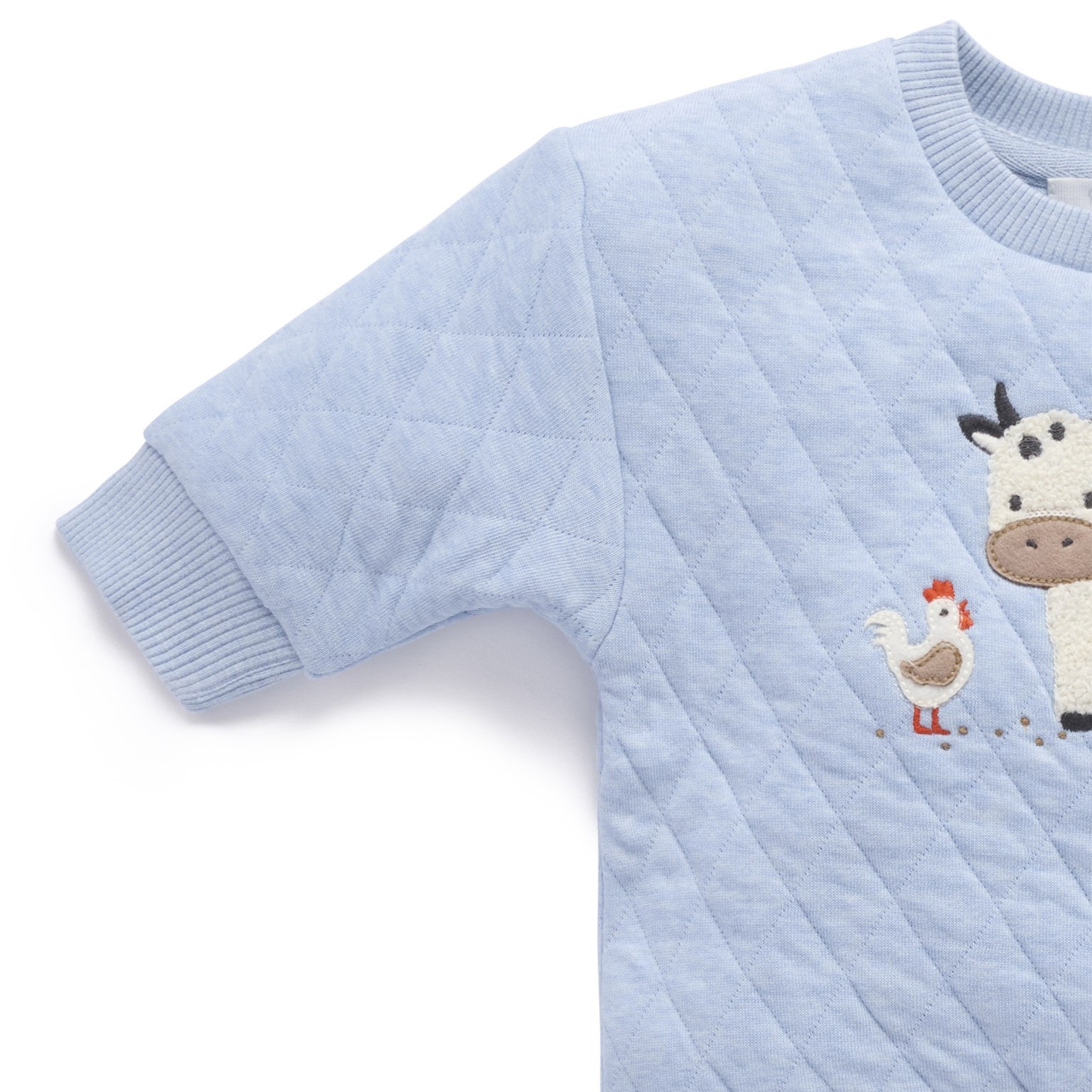 Farm Alphabet Print Quited Track Set by Pure Baby 2