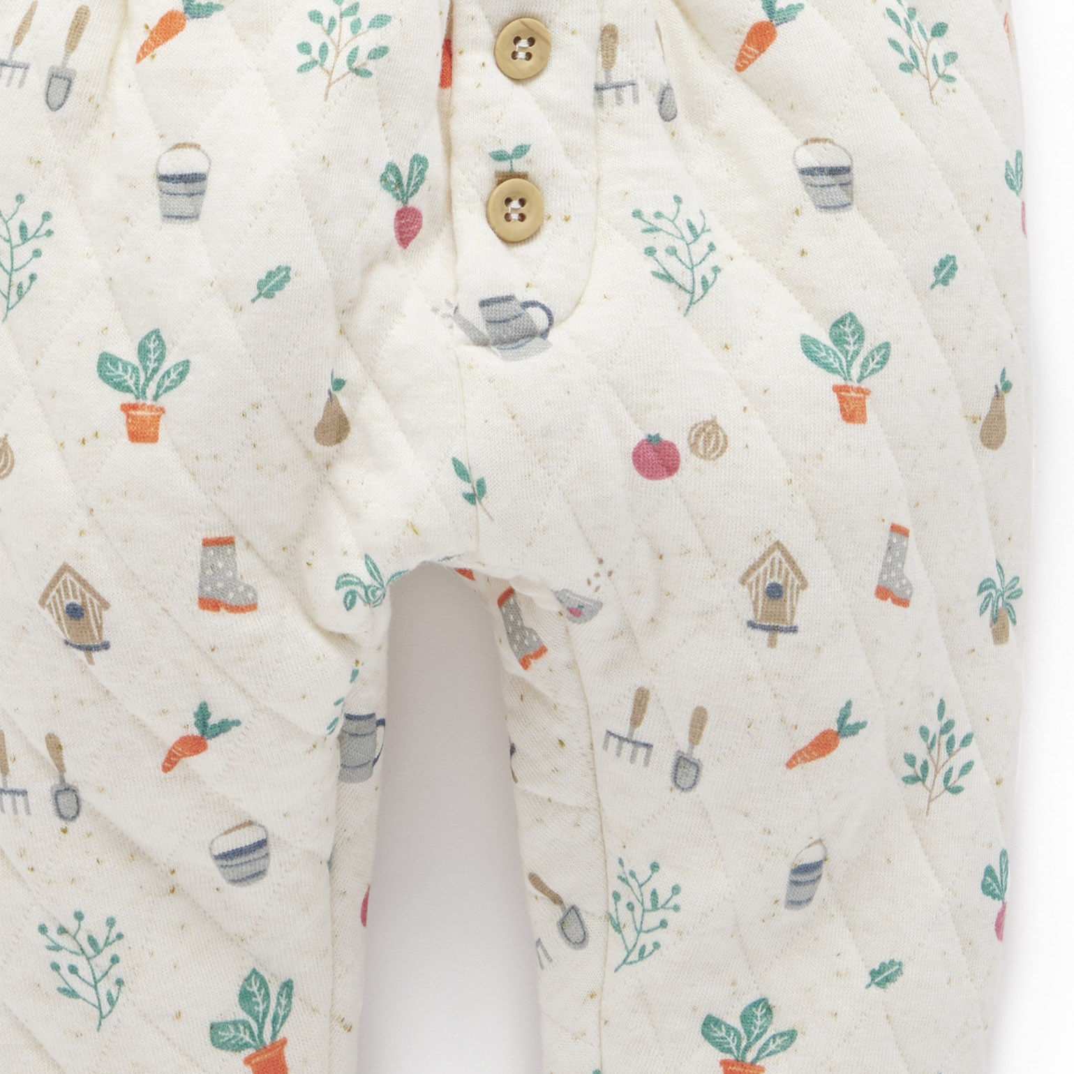 Veggie Patch Print Quited Track Set by Pure Baby 3