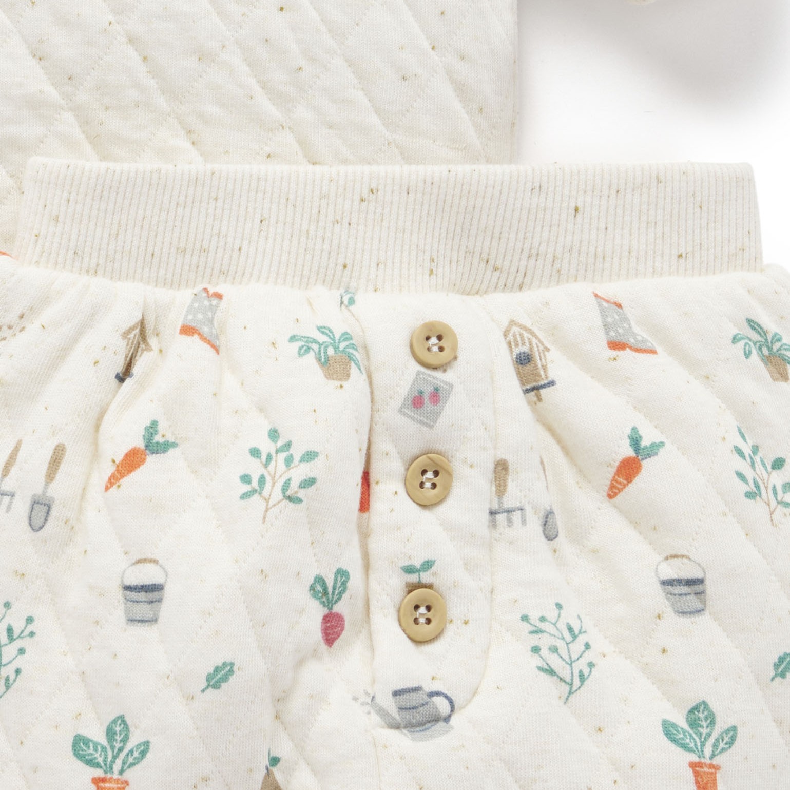 Veggie Patch Print Quited Track Set by Pure Baby 4