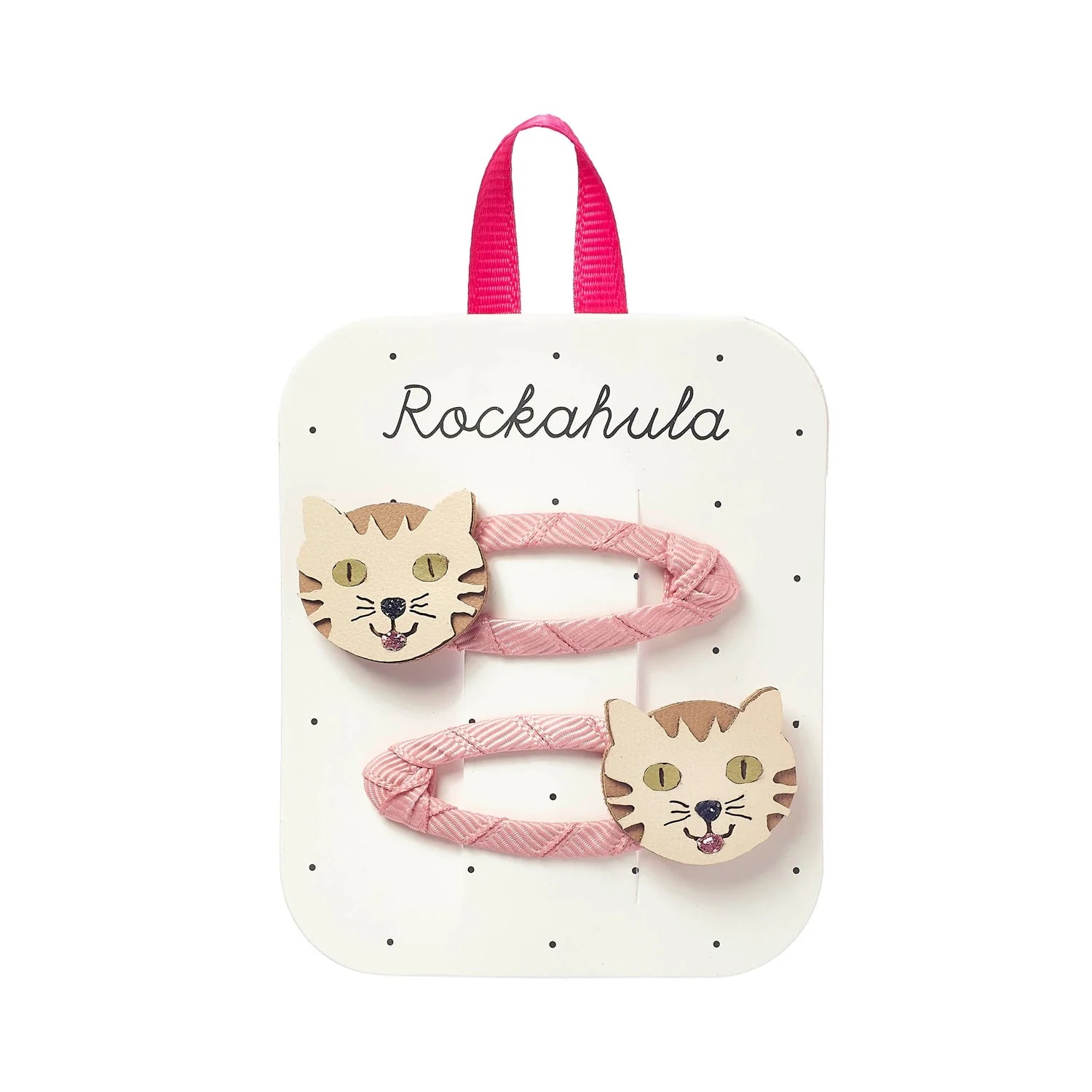 Tabby Cat Hair Clips by Rockahula 1