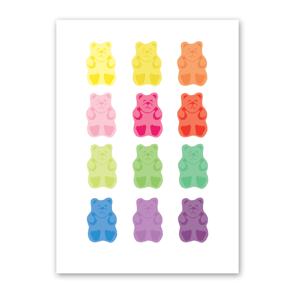 Birthday Card - Gummy Bears 1